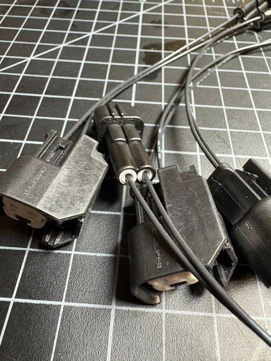 Honda OBD2 to EV6 Injector Jumper Harness – 6" Milspec Pigtails (Set of 4)