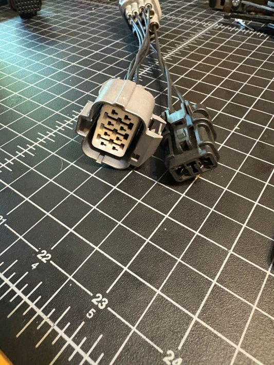 Honda OBD2 to OBD1 Distributor Adapter – 10P to 2P/8P Plug-and-Play Jumper (6” Milspec Leads)