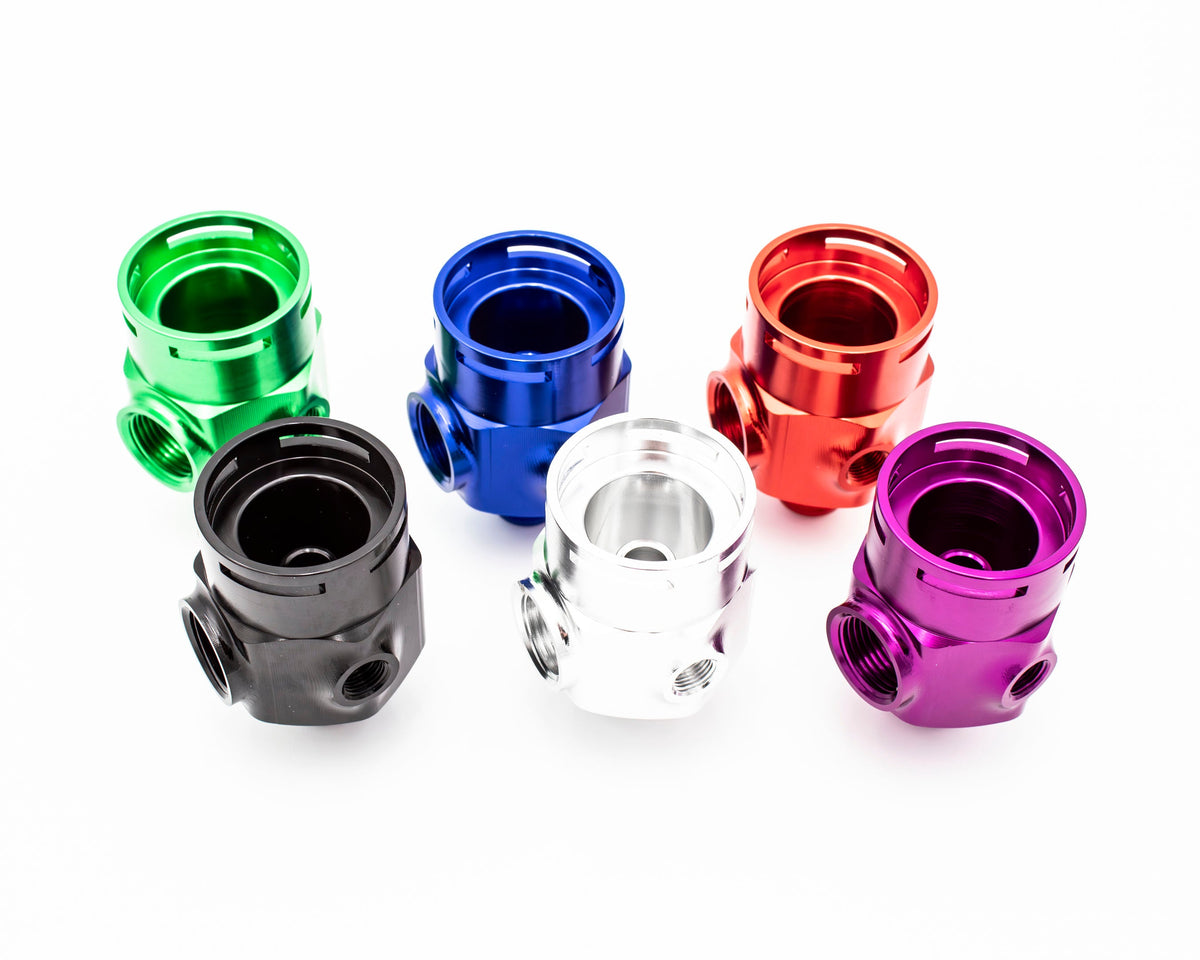 VW Audi AN8 Fuel Pressure Regulator Housing V2 FPR for OEM Bosch Regulator 1.8T 20V Carrot Top Tuning