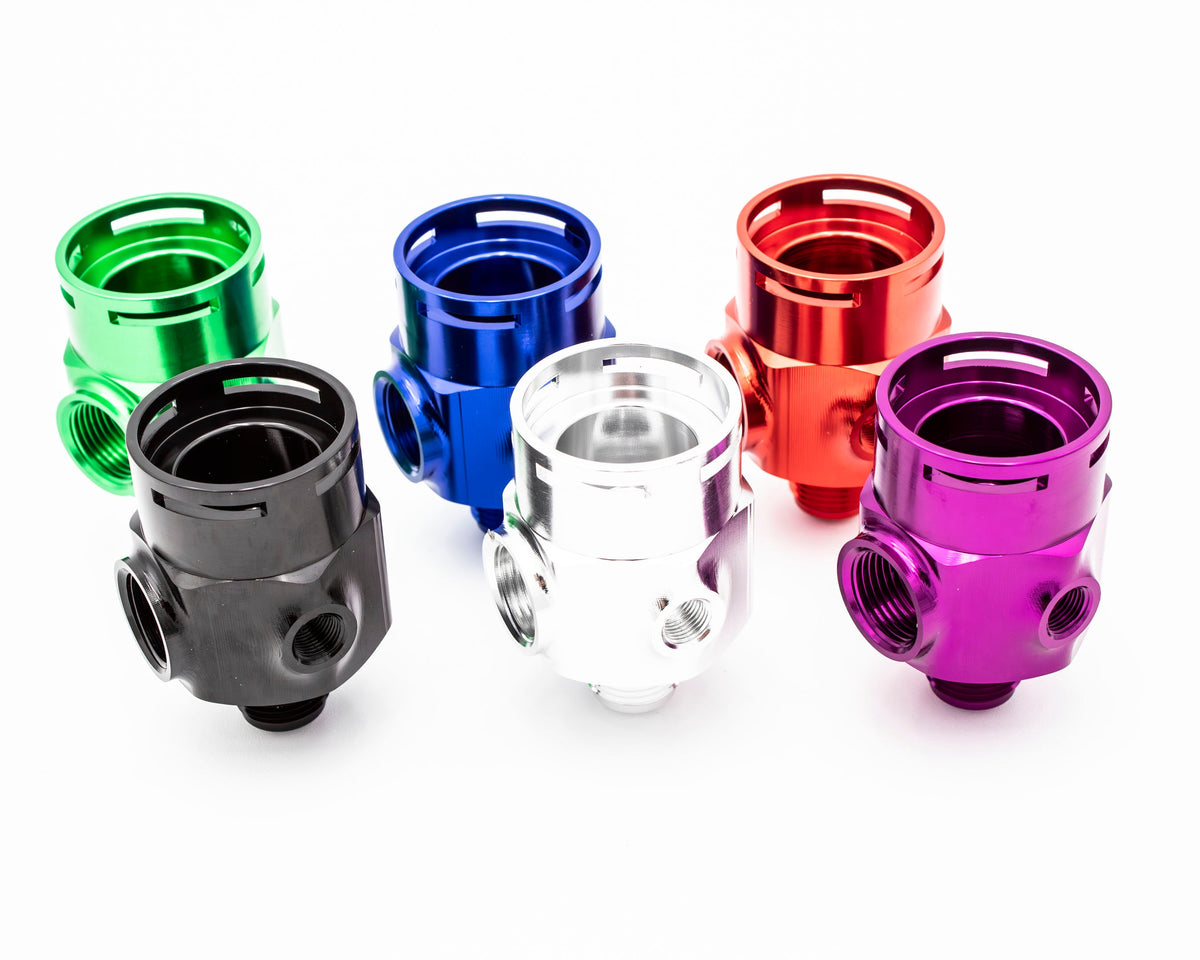 VW Audi AN8 Fuel Pressure Regulator Housing V2 FPR for OEM Bosch Regulator 1.8T 20V Carrot Top Tuning