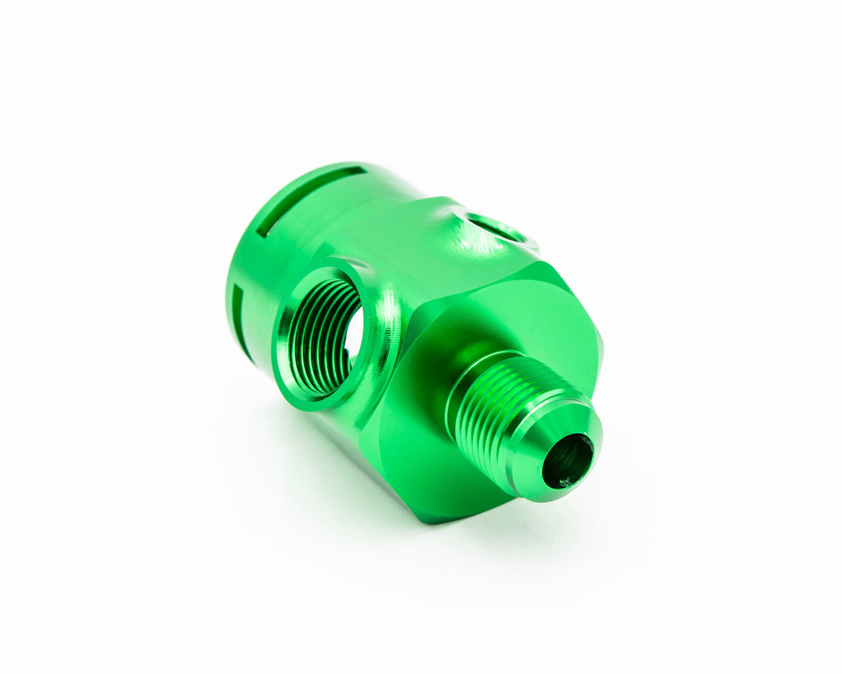 VW Audi AN8 Fuel Pressure Regulator Housing V2 FPR for OEM Bosch Regulator 1.8T 20V Carrot Top Tuning