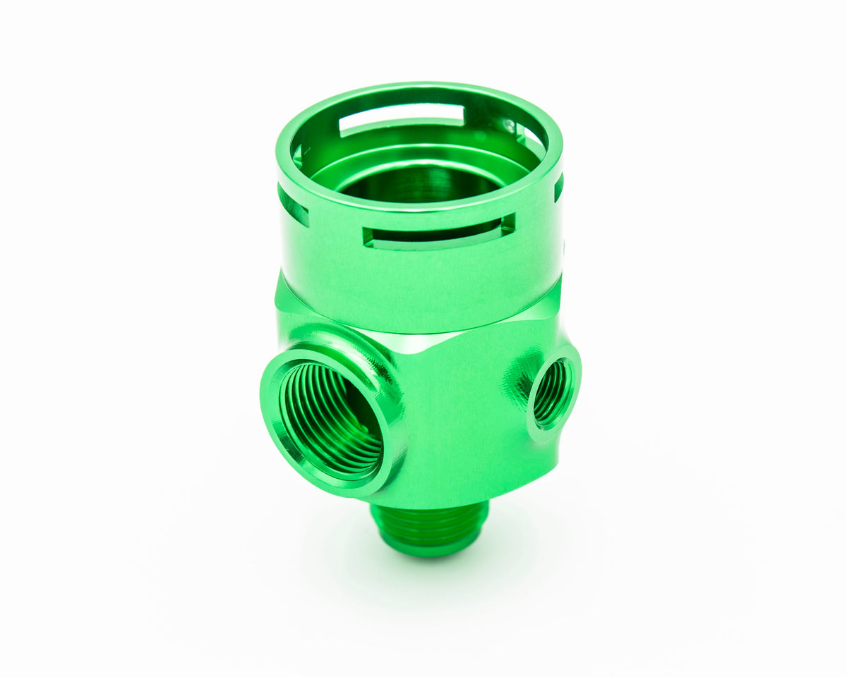 VW Audi AN8 Fuel Pressure Regulator Housing V2 FPR for OEM Bosch Regulator 1.8T 20V Carrot Top Tuning