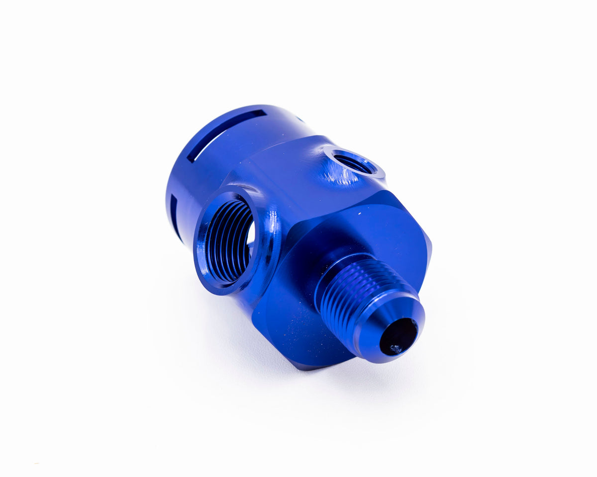 VW Audi AN8 Fuel Pressure Regulator Housing V2 FPR for OEM Bosch Regulator 1.8T 20V Carrot Top Tuning