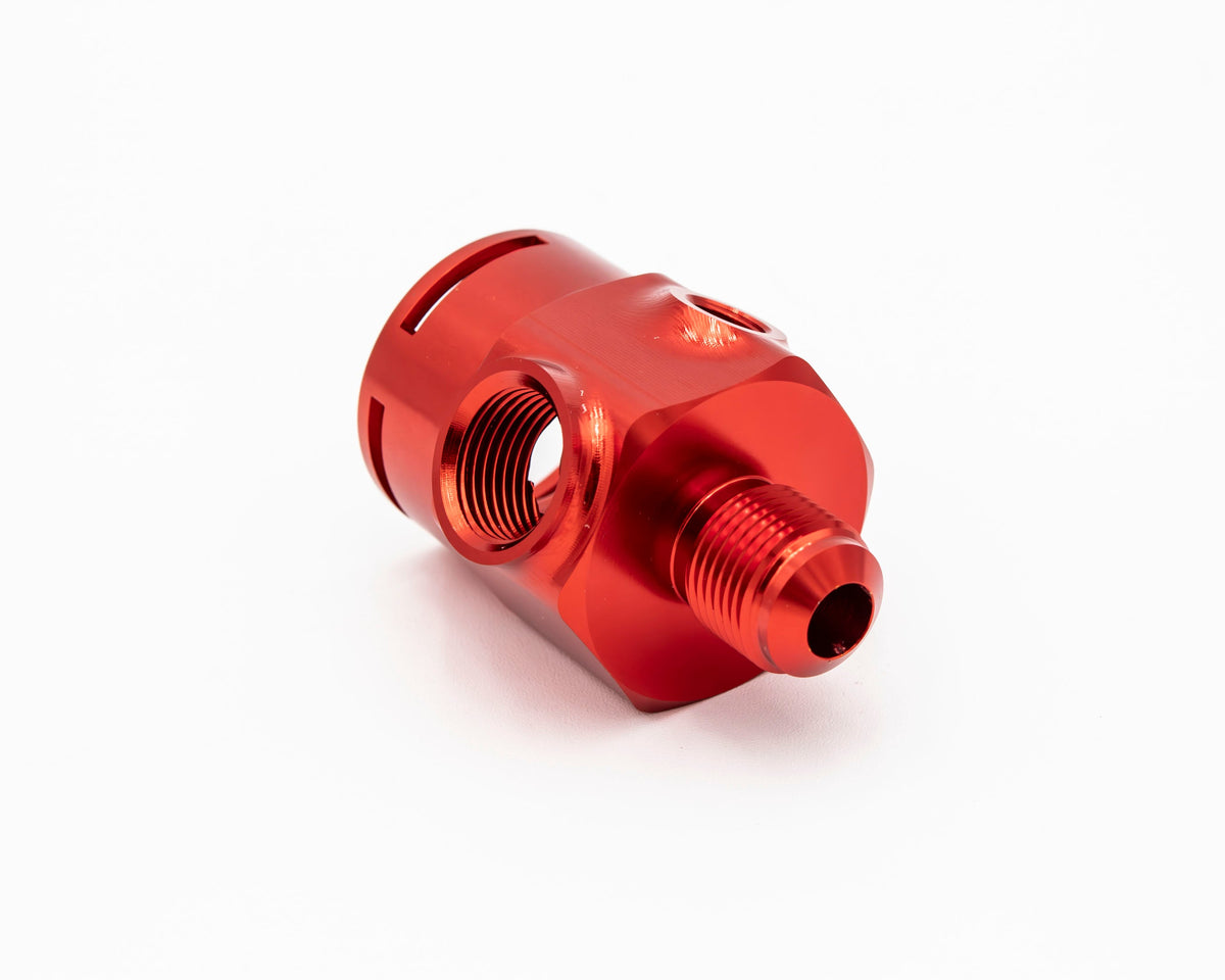 VW Audi AN8 Fuel Pressure Regulator Housing V2 FPR for OEM Bosch Regulator 1.8T 20V Carrot Top Tuning